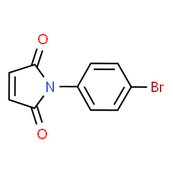 ChemSpider 2D Image | N-(4-Bromophenyl)Maleimide | C10H6BrNO2