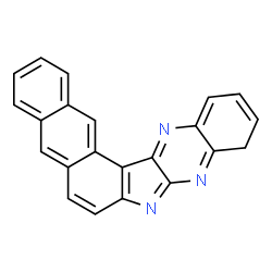 ChemSpider 2D Image | 10H-Naphtho[2',3':4,5]indolo[2,3-b]quinoxaline | C22H13N3