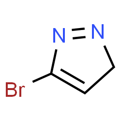 ChemSpider 2D Image | 5-Bromo-3H-pyrazole | C3H3BrN2