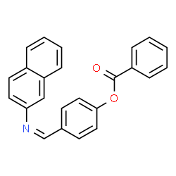 ChemSpider 2D Image | 4-[(Z)-(2-Naphthylimino)methyl]phenyl benzoate | C24H17NO2