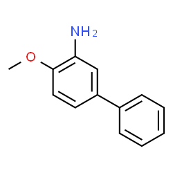 ChemSpider 2D Image | 5-Phenyl-o-anisidine | C13H13NO