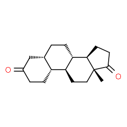 ChemSpider 2D Image | (5alpha,8alpha,9beta,10alpha,13alpha,14beta)-Estrane-3,17-dione | C18H26O2