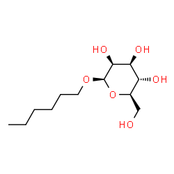 ChemSpider 2D Image | Hexyl beta-D-mannopyranoside | C12H24O6