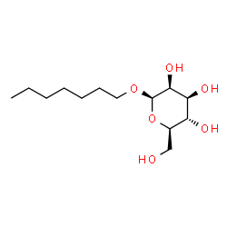 ChemSpider 2D Image | Heptyl beta-D-mannopyranoside | C13H26O6