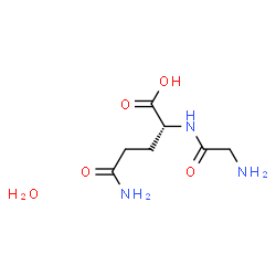 ChemSpider 2D Image | Glycyl-D-glutamine hydrate (1:1) | C7H15N3O5