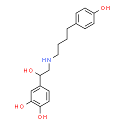ChemSpider 2D Image | Arbutamine | C18H23NO4