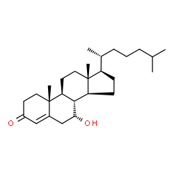 ChemSpider 2D Image | 7a-Hydroxy-cholestene-3-one | C27H44O2