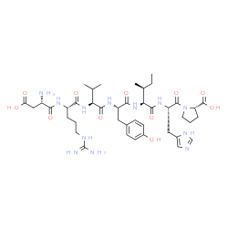 ChemSpider 2D Image | ANGIOTENSIN 1-7 | C41H62N12O11