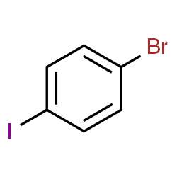 ChemSpider 2D Image | 1-Bromo-4-iodobenzene | C6H4BrI