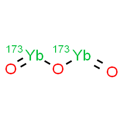 ChemSpider 2D Image | oxo(oxoytterbiooxy)ytterbium-173 | O3173Yb2