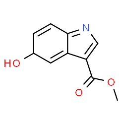 ChemSpider 2D Image | methyl 5-hydroxy-1,5-dihydroindole-3-carboxylate | C10H10NO3