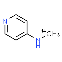 ChemSpider 2D Image | N-(~14~C)Methyl-4-pyridinamine | C514CH8N2