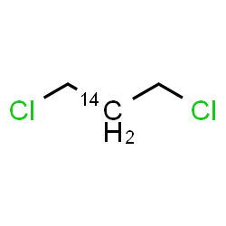 ChemSpider 2D Image | 1,3-Dichloro(2-~14~C)propane | C214CH6Cl2
