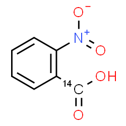 ChemSpider 2D Image | 2-Nitro(~14~C)benzoic acid | C614CH5NO4