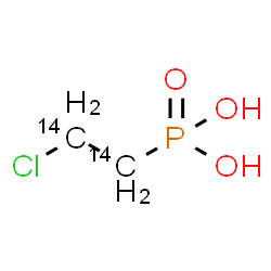 ChemSpider 2D Image | [2-Chloro(~14~C_2_)ethyl]phosphonic acid | 14C2H6ClO3P