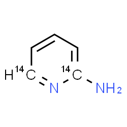 ChemSpider 2D Image | 2-(2,6-~14~C_2_)Pyridinamine | C314C2H6N2
