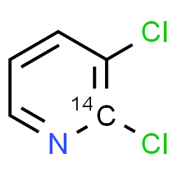 ChemSpider 2D Image | 2,3-Dichloro(2-~14~C)pyridine | C414CH3Cl2N