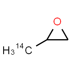 ChemSpider 2D Image | 2-(~14~C)Methyloxirane | C214CH6O
