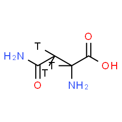 ChemSpider 2D Image | (2,3,3-~3~H_3_)Asparagine | C4H5T3N2O3