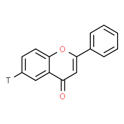 ChemSpider 2D Image | 2-Phenyl(6-~3~H)-4H-chromen-4-one | C15H9TO2