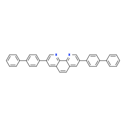 ChemSpider 2D Image | 3,8-Di(4-biphenylyl)-1,10-phenanthroline | C36H24N2