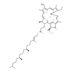 ChemSpider 2D Image | Magnesium (3R,4R,21S)-14-ethyl-21-(methoxycarbonyl)-4,8,13,18-tetramethyl-20-oxo-3-(3-oxo-3-{[(2E,7S,11S)-3,7,11,15-tetramethyl-2-hexadecen-1-yl]oxy}propyl)-9-vinyl-23,25-didehydrophorbine-23,25-diide | C55H72MgN4O5