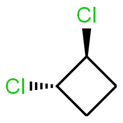 ChemSpider 2D Image | (1S,2S)-1,2-Dichlorocyclobutane | C4H6Cl2