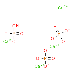 ChemSpider 2D Image | Calcium hydrogen phosphate phosphate (4:1:2) | HCa4O12P3
