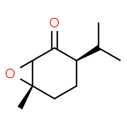 ChemSpider 2D Image | (3R,6S)-3-Isopropyl-6-methyl-7-oxabicyclo[4.1.0]heptan-2-one | C10H16O2