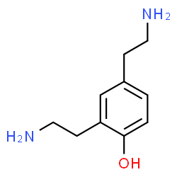 ChemSpider 2D Image | 2,4-Bis(2-aminoethyl)phenol | C10H16N2O