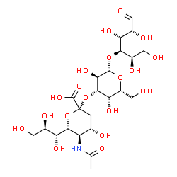 ChemSpider 2D Image | 3-Sialyllactose | C23H39NO19