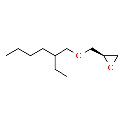 ChemSpider 2D Image | (2R)-2-{[(2-Ethylhexyl)oxy]methyl}oxirane | C11H22O2