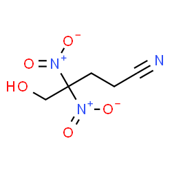 ChemSpider 2D Image | 5-Hydroxy-4,4-dinitropentanenitrile | C5H7N3O5