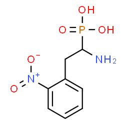 ChemSpider 2D Image | [1-Amino-2-(2-nitrophenyl)ethyl]phosphonic acid | C8H11N2O5P