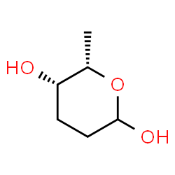 ChemSpider 2D Image | (5S,6S)-6-Methyltetrahydro-2H-pyran-2,5-diol | C6H12O3