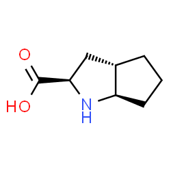 ChemSpider 2D Image | (2R,3aS,6aR)-Octahydrocyclopenta[b]pyrrole-2-carboxylic acid | C8H13NO2