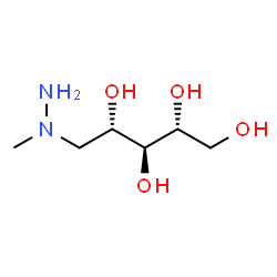 ChemSpider 2D Image | 1-Deoxy-1-(1-methylhydrazino)-D-ribitol | C6H16N2O4
