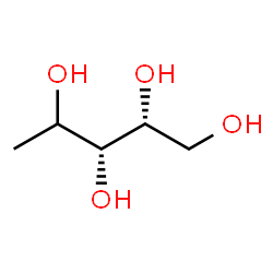 ChemSpider 2D Image | (2xi)-1-Deoxy-D-threo-pentitol | C5H12O4