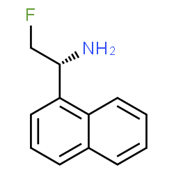 ChemSpider 2D Image | (1R)-2-Fluoro-1-(1-naphthyl)ethanamine | C12H12FN