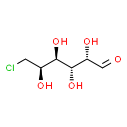 ChemSpider 2D Image | 6-Chloro-6-deoxy-L-galactose | C6H11ClO5
