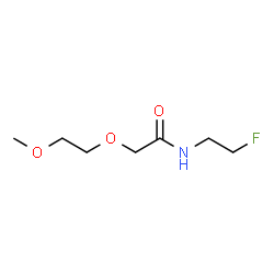 ChemSpider 2D Image | N-(2-Fluoroethyl)-2-(2-methoxyethoxy)acetamide | C7H14FNO3
