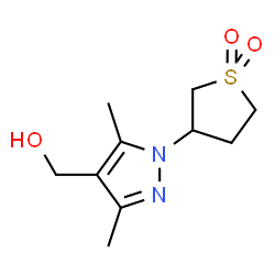 ChemSpider 2D Image | [1-(1,1-dioxidotetrahydrothien-3-yl)-3,5-dimethyl-1H-pyrazol-4-yl]methanol | C10H16N2O3S