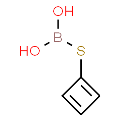 ChemSpider 2D Image | Thioboric acid (H_3_BO_2_S), S-1,3-cyclobutadien-1-yl ester | C4H5BO2S