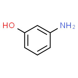 ChemSpider 2D Image | 3-Aminophenol | C6H7NO