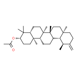 ChemSpider 2D Image | (3beta,18alpha,19alpha)-Urs-20(30)-en-3-yl acetate | C32H52O2