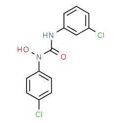 ChemSpider 2D Image | 3-(3-Chlorophenyl)-1-(4-chlorophenyl)-1-hydroxyurea | C13H10Cl2N2O2