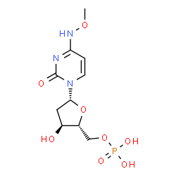 ChemSpider 2D Image | N4-methoxy-2'-deoxy-cytidine-5'-monophosphate | C10H16N3O8P