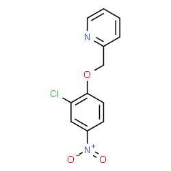 ChemSpider 2D Image | 2-[(2-Chloro-4-nitrophenoxy)methyl]pyridine | C12H9ClN2O3