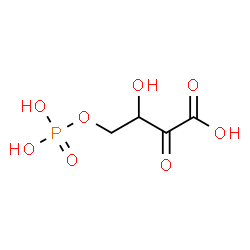 ChemSpider 2D Image | 3-Hydroxy-2-oxo-4-(phosphonooxy)butanoic acid | C4H7O8P