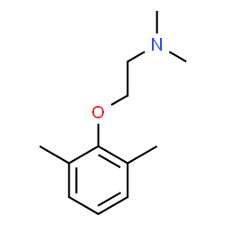 ChemSpider 2D Image | 2-(2,6-Dimethylphenoxy)-N,N-dimethylethanamine | C12H19NO